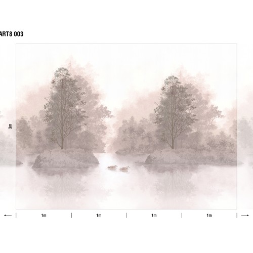 Панно Loymina Пейзаж Английские озера ART8 003 3×4
