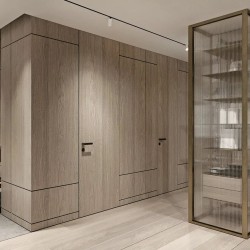 Плинтус алюминиевый скрытый с подсветкой Laconistiq Strong 42-100-300 без покрытия 3000×80×13,1