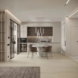 Плинтус алюминиевый скрытый с подсветкой Laconistiq Strong 42-100-300 без покрытия 3000×80×13,1