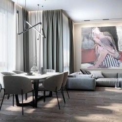 Профиль алюминиевый теневой с подсветкой Laconistiq Gips 51-100-300 без покрытия 3000×43,8×44,1