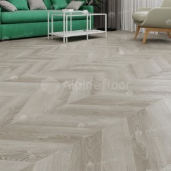 Кварцвиниловая плитка Alpine Floor клеевая Chevron Alpine LVT Дуб Фантазия Chevron ECO 20-1 французская елка 555×127×2,5