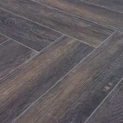 Кварцвиниловый SPC ламинат Cronafloor Herringbone Дуб Бордо H006 венгерская елка 640×128×4,5