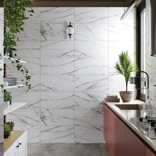 Кварцвиниловый SPC ламинат Cronafloor Stone Терра Бьянко XJ87015-4 600×300×4