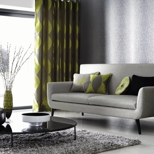 Обои Harlequin Colour 1 Enigma Silver Grey And Sparkle 110101 10,05×0,52