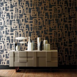 Обои Harlequin Colour 1 Asuka Gold/Onyx 110906 10,05×0,52