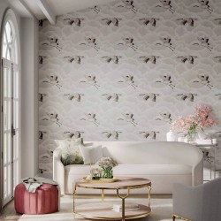 Обои Harlequin Colour 1 Cranes In Flight Platinum 111230 10,05×0,686
