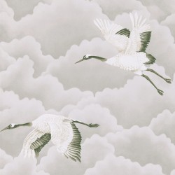 Обои Harlequin Colour 1 Cranes In Flight Platinum 111230 10,05×0,686