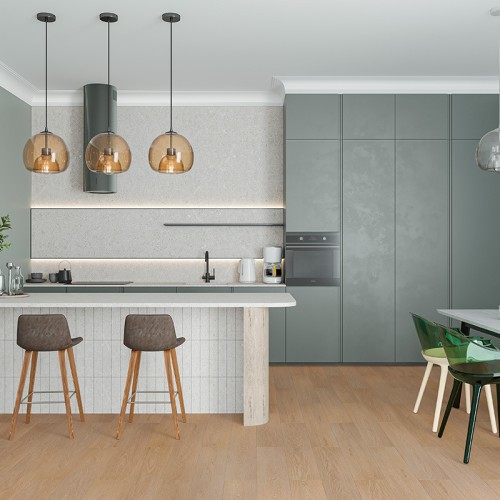 Кварцвиниловый SPC ламинат Alta Step Gusto Дуб брауни SPC3309 1218×180×4