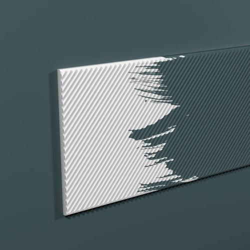 Стеновая панель из полистирола под покраску Decor-Dizayn Грани DD926 2000×200×10