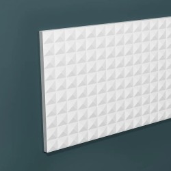 Стеновая панель из полистирола под покраску Decor-Dizayn Грани DD932 3000×200×10