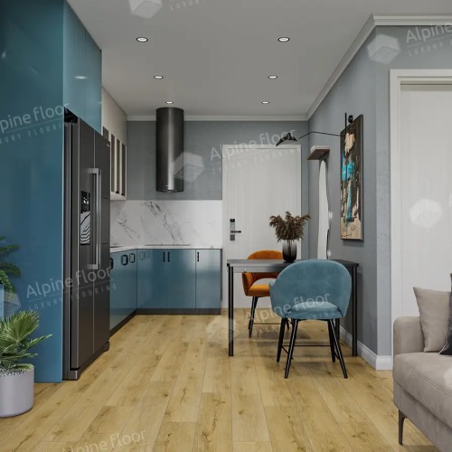 Кварцвиниловый SPC ламинат Alpine Floor Eclipse Super Matt Умбра ECO 21-7 1220×183×4