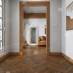 Кварцвиниловый SPC ламинат Alpine Floor Nut Кенари ECO 22-4 венгерская елка 600×125×4