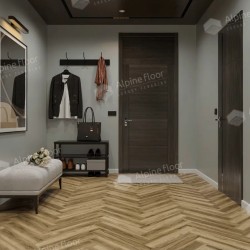 Кварцвиниловый SPC ламинат Alpine Floor Nut Акорн ECO 22-6 венгерская елка 600×125×4