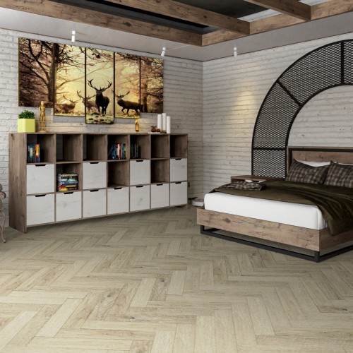 Кварцвиниловая плитка Damy Floor клеевая London LVT Бристоль 191023EL-02-LVT венгерская елка 590×118×2,5