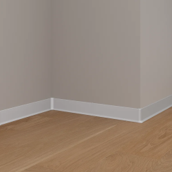 Плинтус алюминиевый Laconistiq Adhesive Белый RAL 9016 60-22-250 матовый 2500×60×10