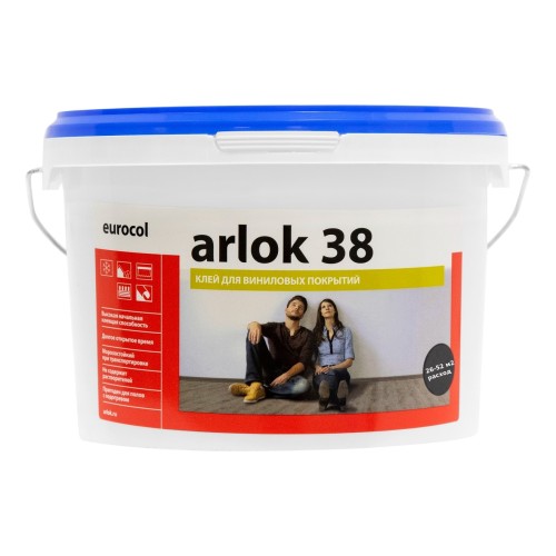 Клей для винилового пола Arlok 38 водно-дисперсионный 13 кг Клей для винилового пола Arlok 38 водно-дисперсионный 13 кг