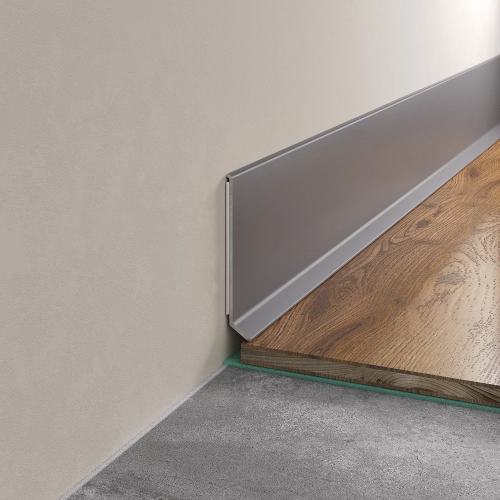 Плинтус алюминиевый Laconistiq Adhesive Серебряный 60-13-250 2500×60×10 Плинтус алюминиевый Laconistiq Adhesive Серебряный 60-13-250 2500×60×10