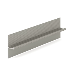 Плинтус алюминиевый теневой Laconistiq Regular 31-100-300 без покрытия 3000×45×15