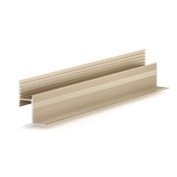 Профиль алюминиевый теневой с подсветкой Laconistiq Multilevel Светлое золото 25-15-300 3000×46,3×27,7