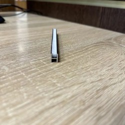 Профиль алюминиевый теневой Laconistiq Dual Черный муар RAL 9005 22-31-300 3000×8,6×12