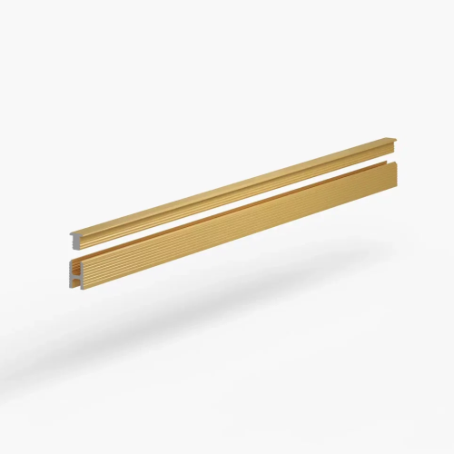 Профиль алюминиевый теневой Laconistiq Dual Mini Светлое золото 28-15-300 3000×6×10 Профиль алюминиевый теневой Laconistiq Dual Mini Светлое золото 28-15-300 3000×6×10