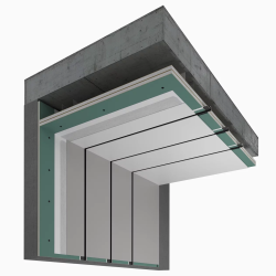 Профиль алюминиевый теневой Laconistiq Classic Черный 21-11-300 3000×37×10,7