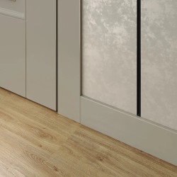 Профиль алюминиевый теневой Laconistiq Classic Черный муар RAL 9005 21-31-300 3000×37×10,7