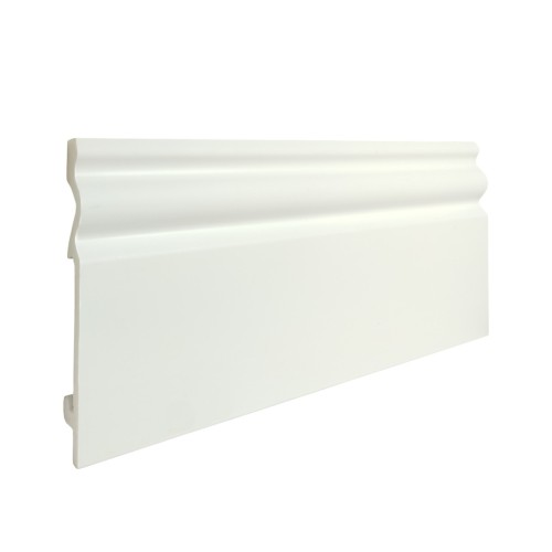 Плинтус дюрополимерный TeckWood белый ДП6 2000×95×14