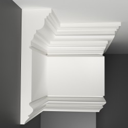 Потолочный плинтус под покраску Decomaster D225 2000×110×29