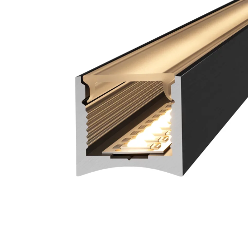 Профиль алюминиевый теневой с подсветкой Laconistiq Light mini Черный 29-11-300 3000×14×13 Профиль алюминиевый теневой с подсветкой Laconistiq Light mini Черный 29-11-300 3000×14×13