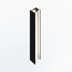 Профиль алюминиевый теневой с подсветкой Laconistiq Light mini Черный 29-11-300 3000×14×13