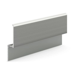 Профиль алюминиевый теневой Laconistiq Micro Белый муар RAL 9016 24-32-300 3000×96,5×15,7