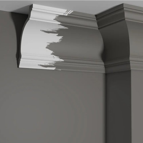 Потолочный плинтус под покраску Decor-Dizayn Estet DD521 2000×103×155