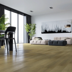 Кварцвиниловый SPC ламинат Home Expert Natural Дуб Янтарный пляж 1201 / 0-002 1220×150×3,5