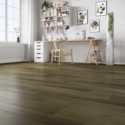 Кварцвиниловый SPC ламинат Home Expert Natural Гикори натуральный 1212 / 71W908 1220×150×3,5