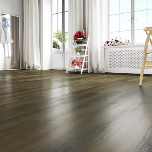 Кварцвиниловый SPC ламинат Home Expert Natural Гикори натуральный 1212 / 71W908 1220×150×3,5