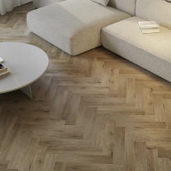 Кварцвиниловый SPC ламинат Home Expert Parquet Дуб Волшебный лес 33-2185-12 / 33-3008 венгерская елка 615×123×3,5