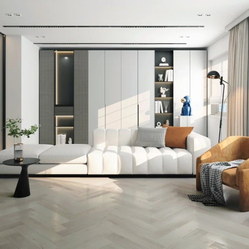 Кварцвиниловый SPC ламинат Home Expert Parquet Дуб Баварский лес 33-69W906/33-3003 венгерская елка 615×123×3,5