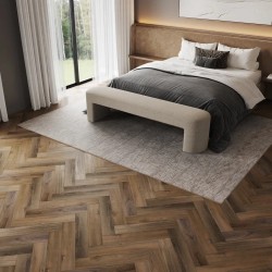 Кварцвиниловый SPC ламинат Home Expert Parquet Гикори натуральный 33-71W908/33-3010 венгерская елка 615×123×3,5