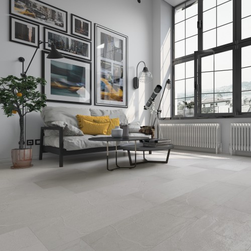 Кварцвиниловый SPC ламинат Home Expert Rock Ivory 9101 610×305×4