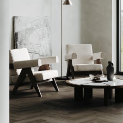Кварцвиниловый SPC ламинат Home Expert Parquet Design Дуб Макиато 44-5001-3 венгерская елка 400×100×4,5