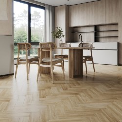 Кварцвиниловый SPC ламинат Home Expert Parquet Design Дуб Фраппе 44-7009-64 венгерская елка 400×100×4,5