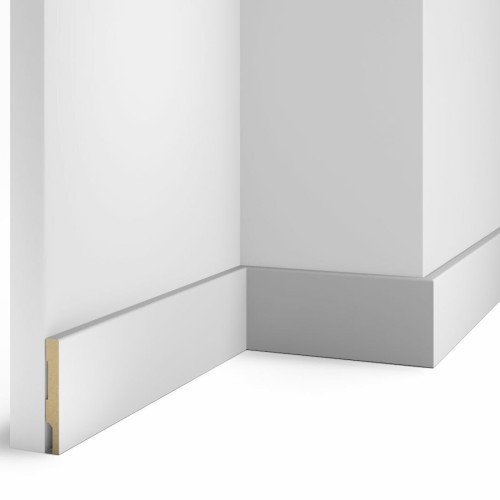 Плинтус МДФ под покраску Cosca Decor AP72 2400×75×10 Плинтус МДФ под покраску Cosca Decor AP72 2400×75×10