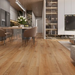 Кварцвиниловый SPC ламинат Evofloor Home Oak Brown Дуб Коричневый L-20243 1220×183×4