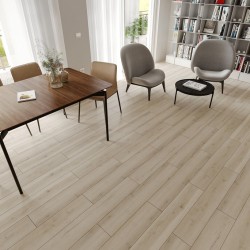 Кварцвиниловый SPC ламинат Evofloor Home Oak White Дуб Белый L-20096 1220×183×4