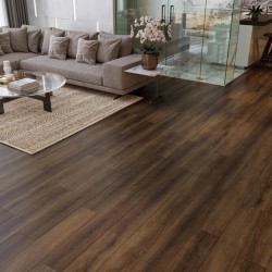 Кварцвиниловый SPC ламинат Evofloor Home Oak Сhocolate Дуб Шоколадный L-20242 1220×183×4