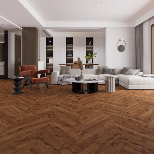Кварцвиниловый SPC ламинат Evofloor Parguet Click Calcanha Калканхар P222-1 венгерская елка 640×128×4,5