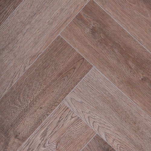 Кварцвиниловый SPC ламинат Evofloor Parguet Click Chestnut Каштан HP 0271 венгерская елка 600×125×4