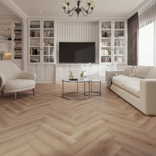 Кварцвиниловый SPC ламинат Evofloor Parguet Click Oak Nordic Дуб Северный HP 0035 венгерская елка 600×125×4