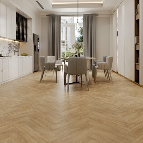 Кварцвиниловый SPC ламинат Evofloor Parguet Click Oak Sand Дуб Песочный HP 0090 венгерская елка 600×125×4